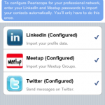 Import your professional profiles.