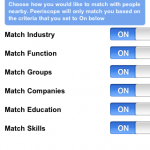 Control how Peeriscope finds matches for you.